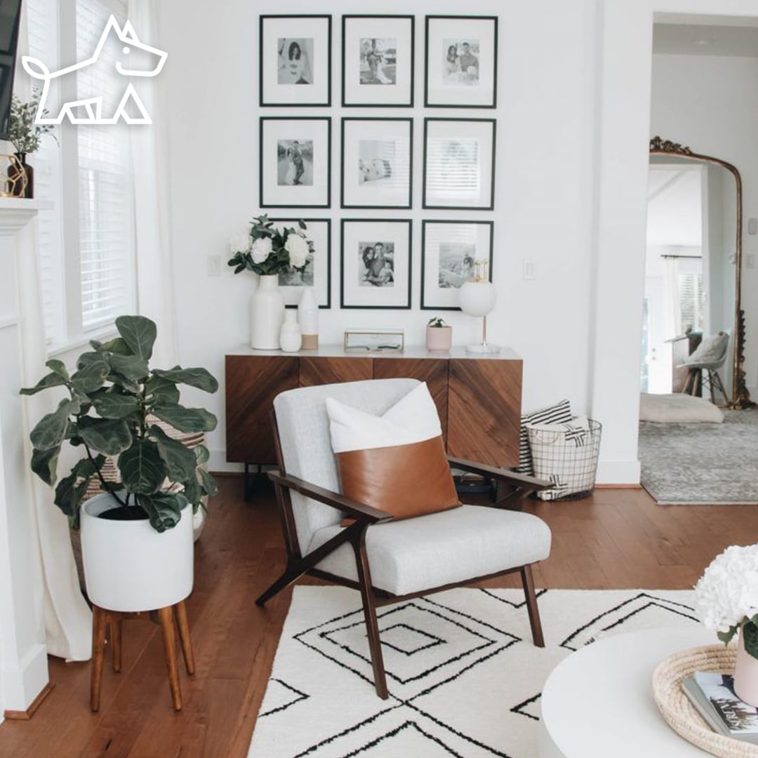 How to Tone Down Orange Wood Floors With Furniture and Decor