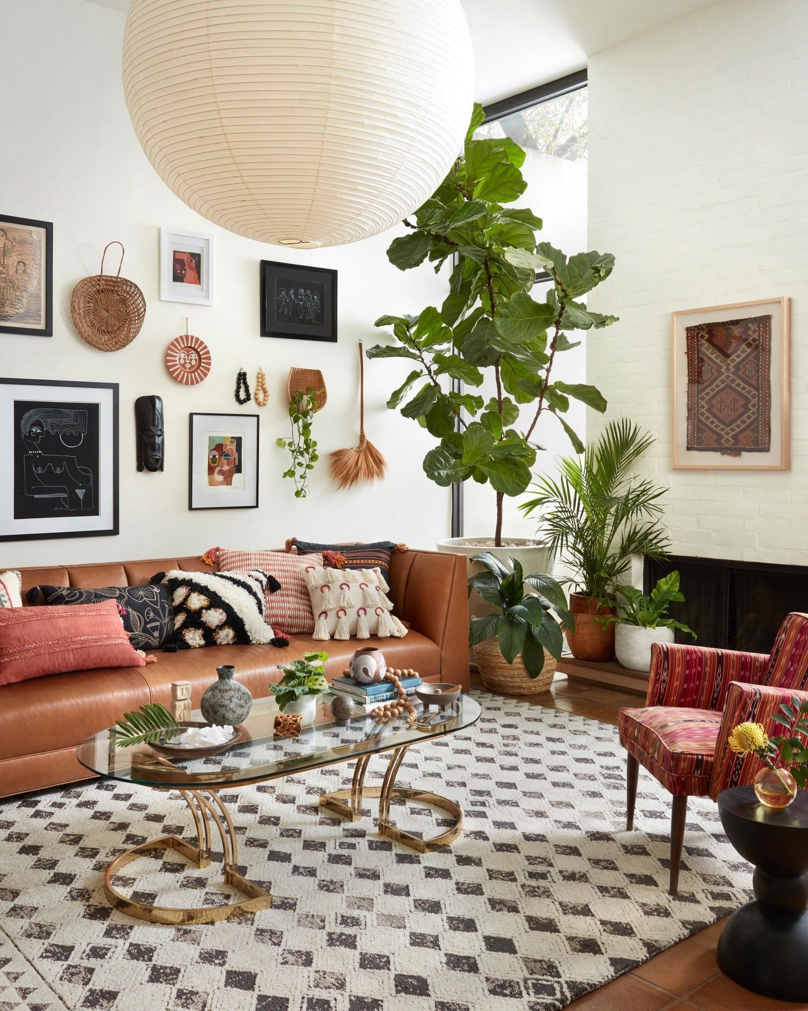 Place similar pet-friendly houseplants over the side tables of your sofa and chairs to tie them while bringing vibrant…