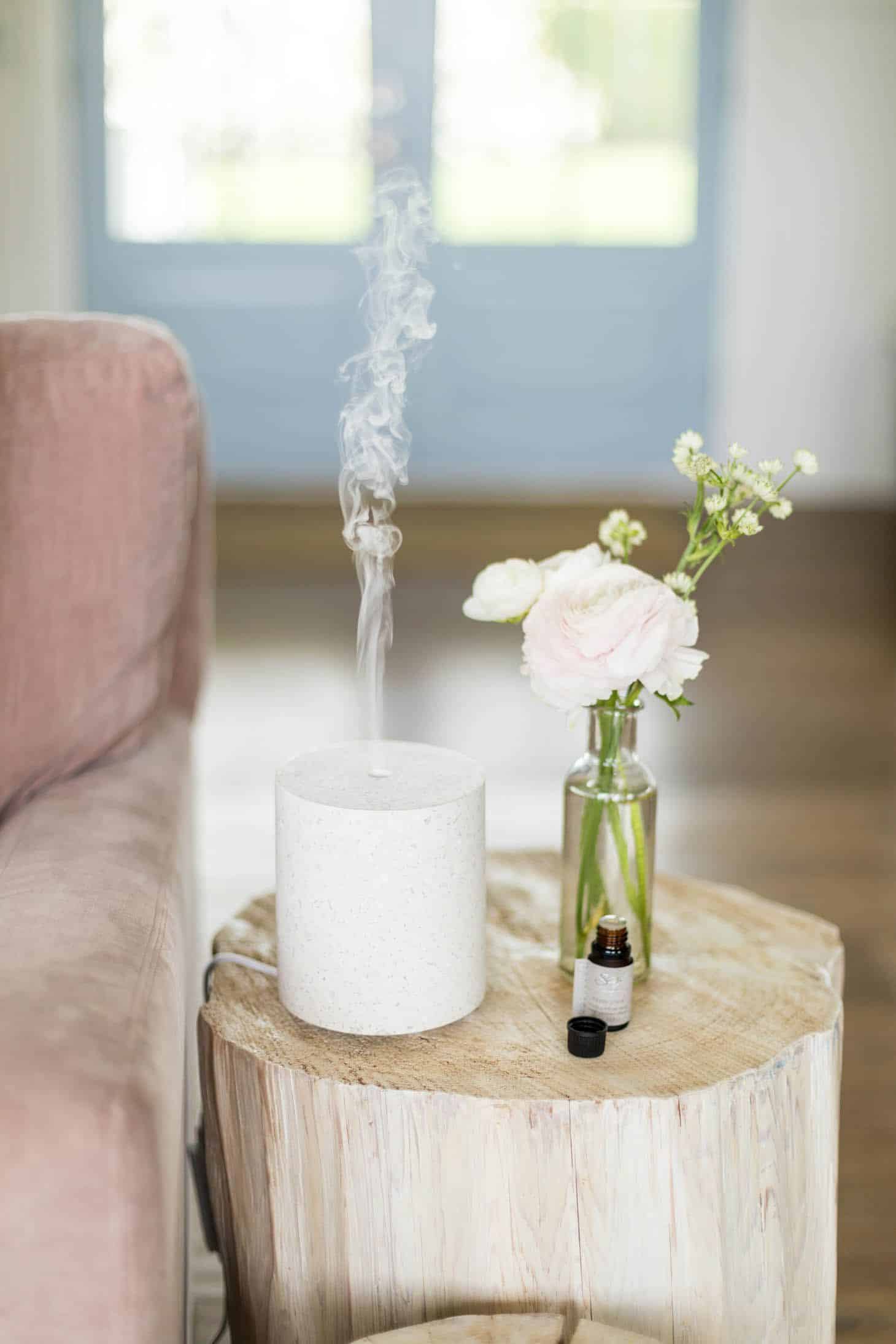 Diffusing: Using a diffuser, you can disperse essential oils into the air, filling the room with a pleasant aroma.
