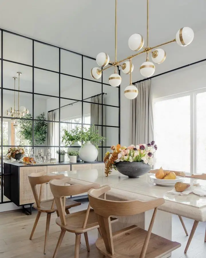 Decorate the Space Around the Mirror: Adding artwork, shelves, or plants to the wall space around a mirror can enhance the…