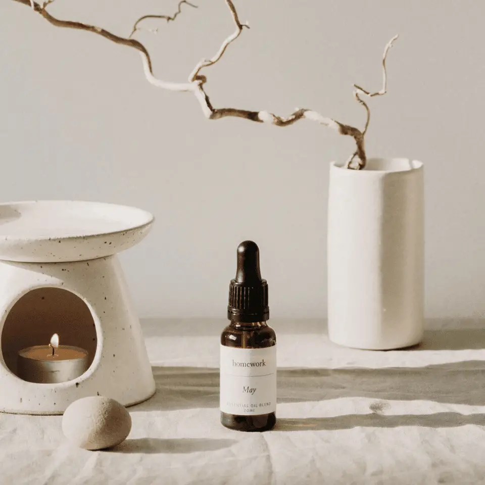 Oil Burner: You can use an oil burner to heat essential oils and release their scent into the room.