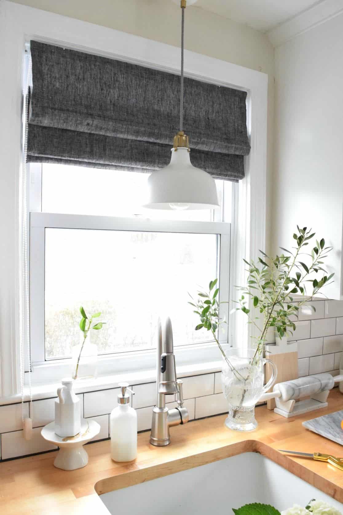 Kitchen windows offer a unique opportunity to let the light in and make your kitchen look bigger.