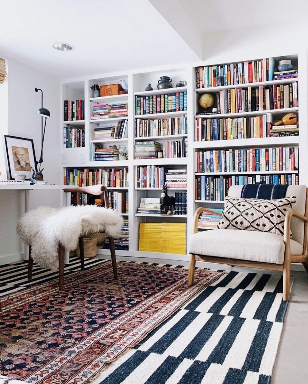 Play with texture and pattern to create a unique look that speaks to your style and the room’s decor.
