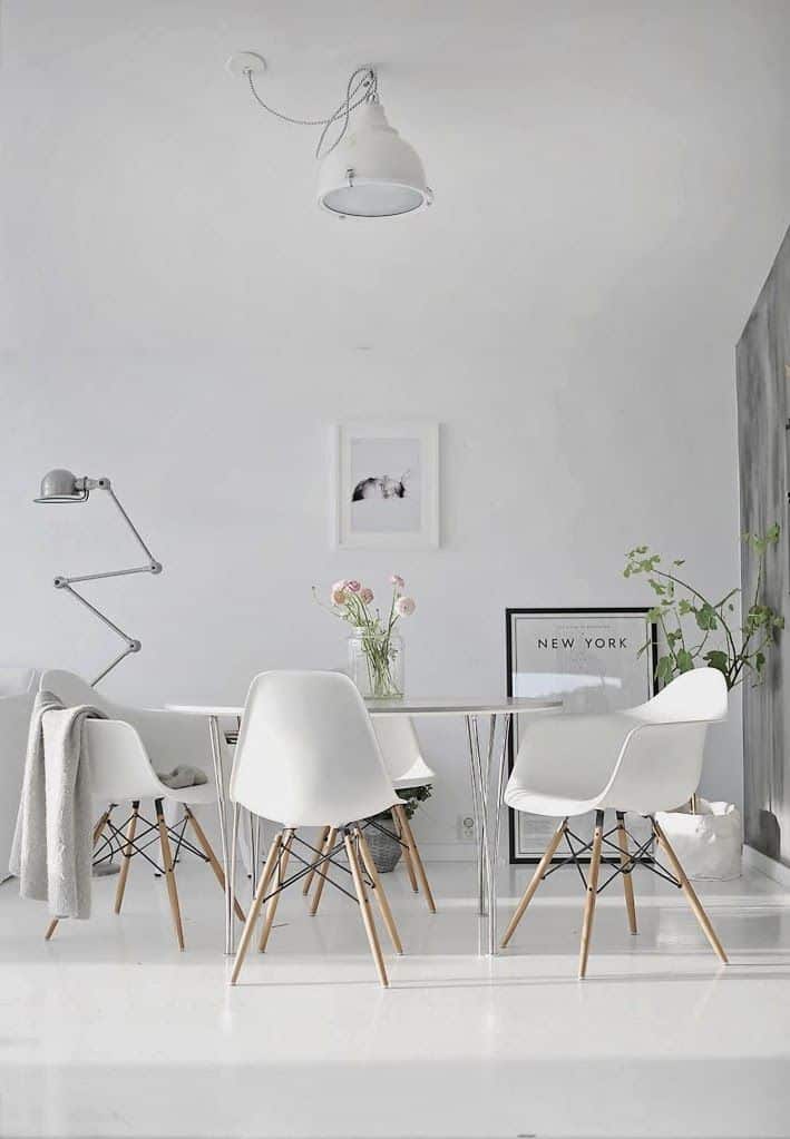 Expand Your Small Kitchen with Crisp White Light Colors