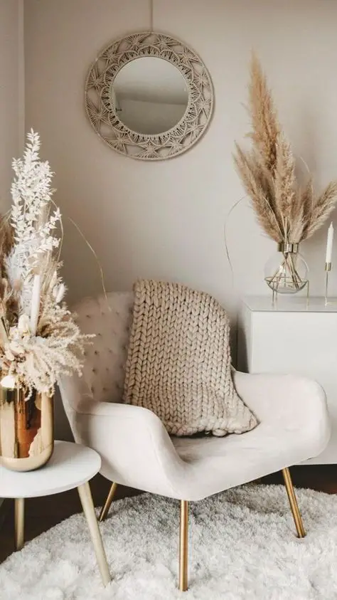 Beige and White: White adds lightness to dark areas while still preserving the calming effect of beige tones in home…
