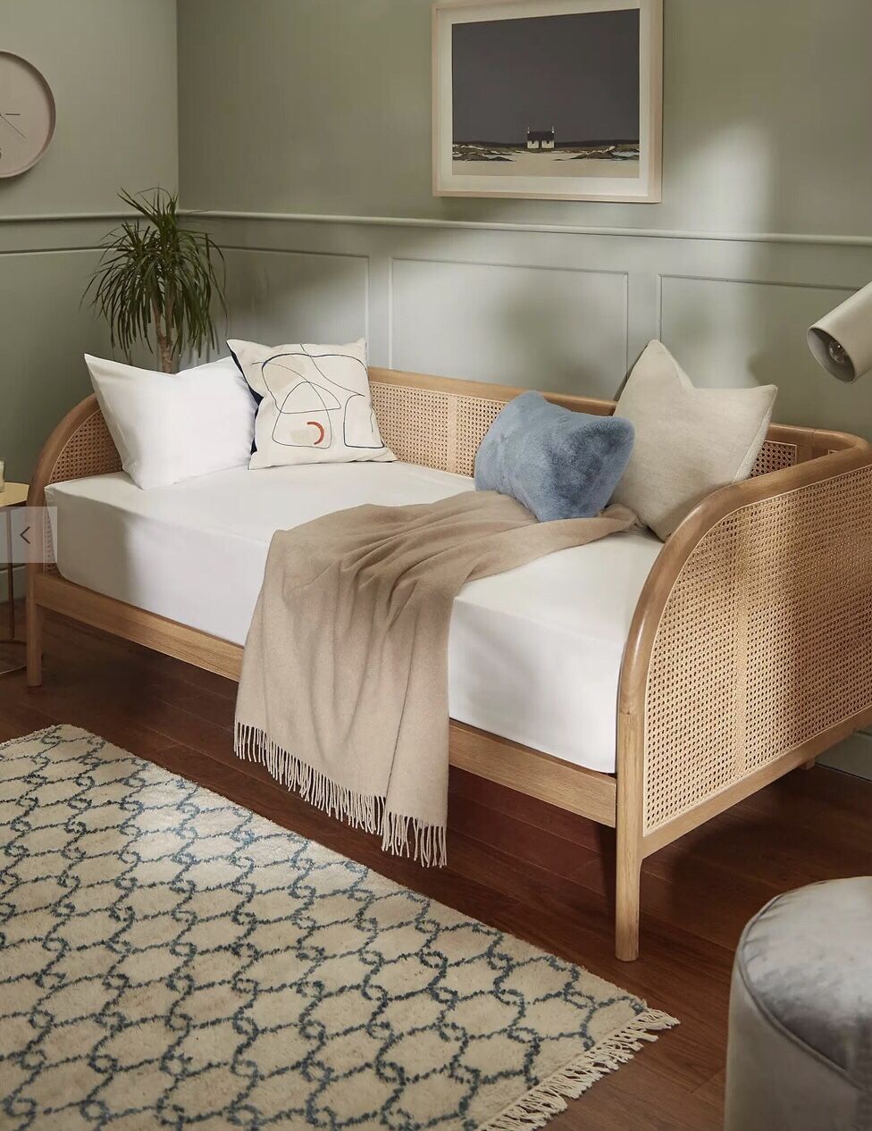 Add a bed skirt or dust ruffle for an extra layer of sophistication and elegance.