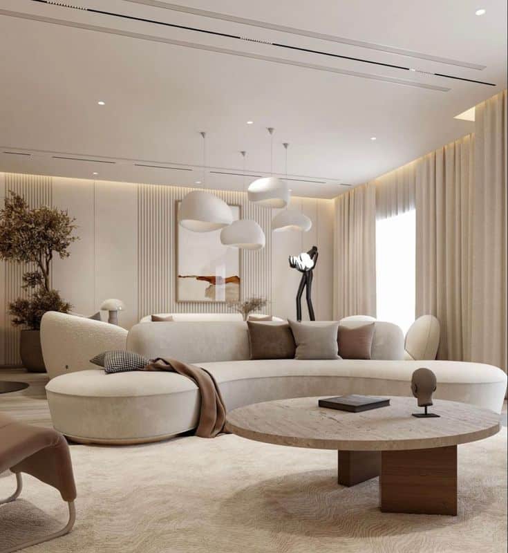Use natural colors such as beige and brown in kitchens on cabinets and countertops to create a calming and soothing…