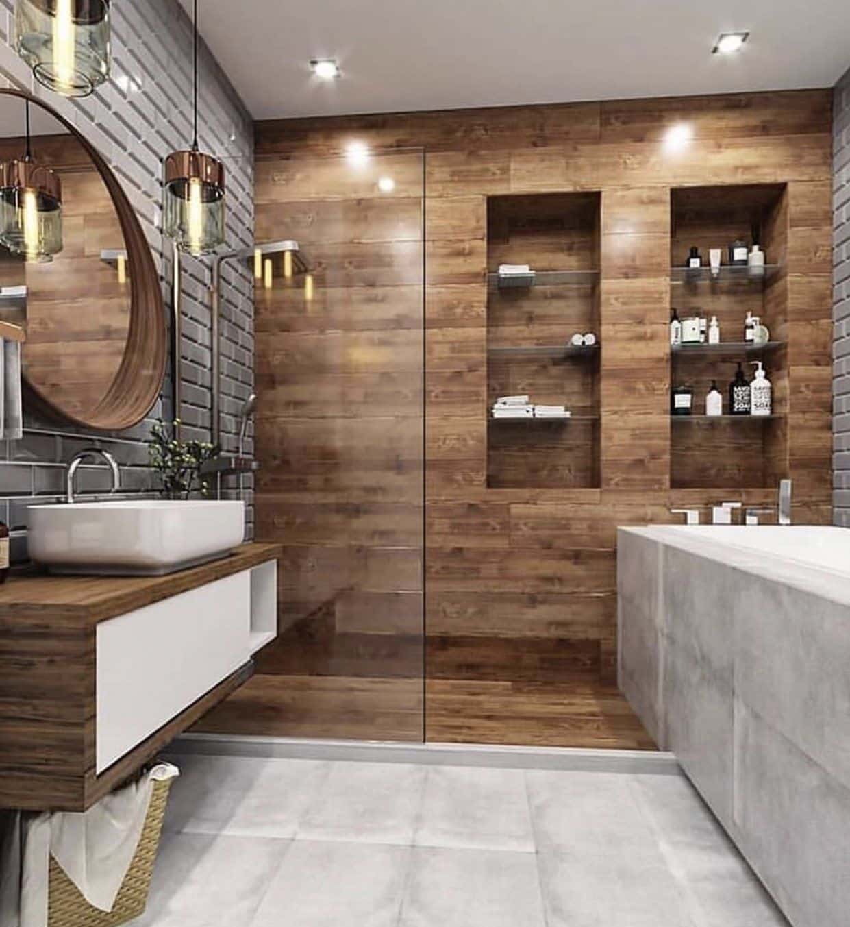 Bonus.- Update the bathroom accessories, such as the shower curtain, towel rack, and bath mats, to create a coordinated and…