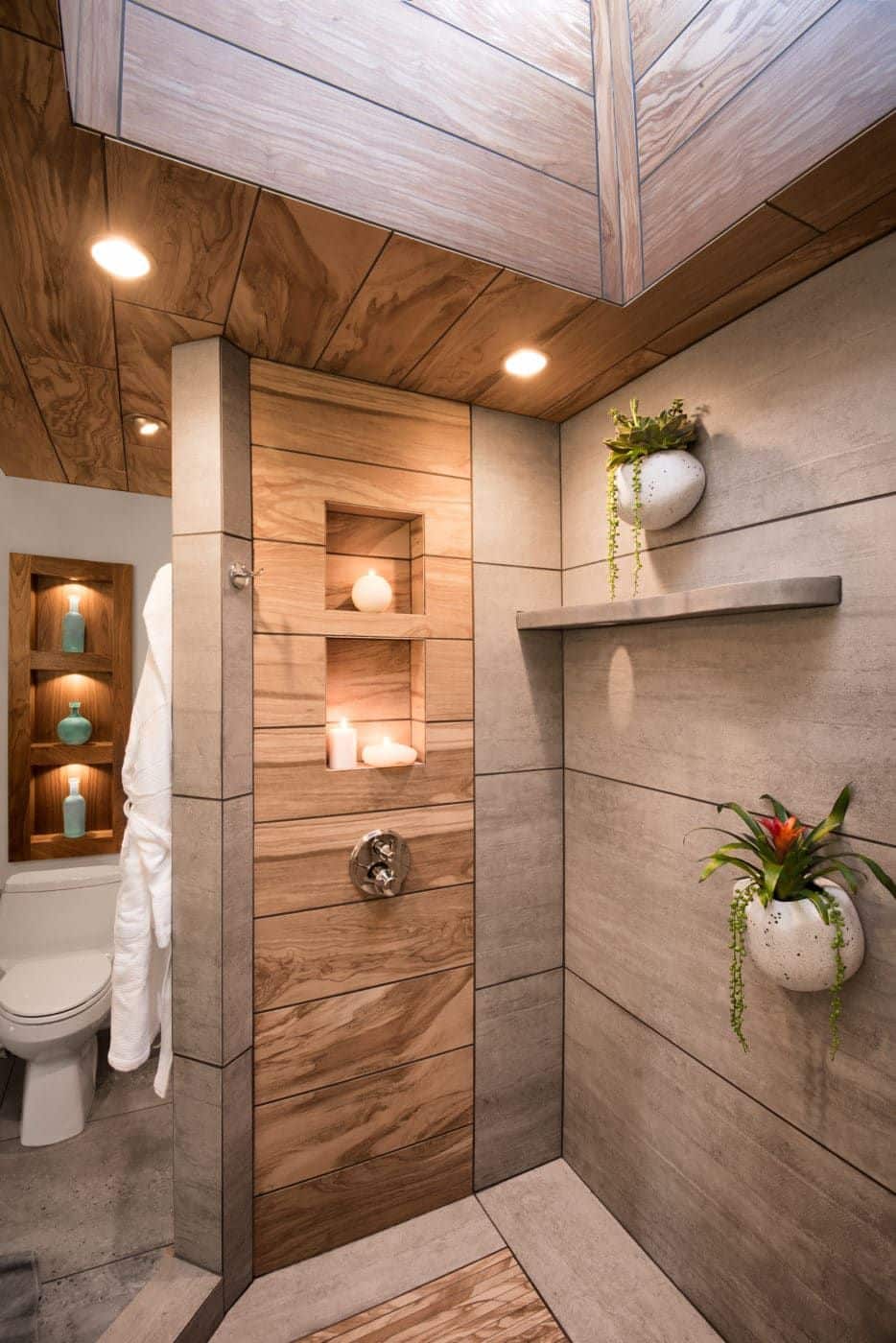 Install dimmer switches for lighting; this will create a softer atmosphere and make it easier to relax.