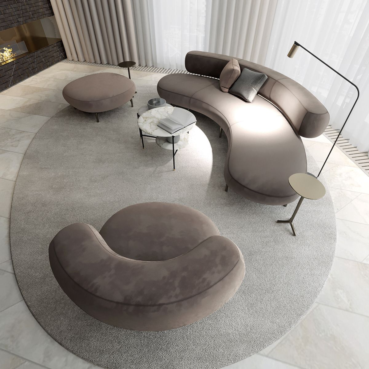 A focal point can be used to make a space more inviting, beautiful, and eye-catching.