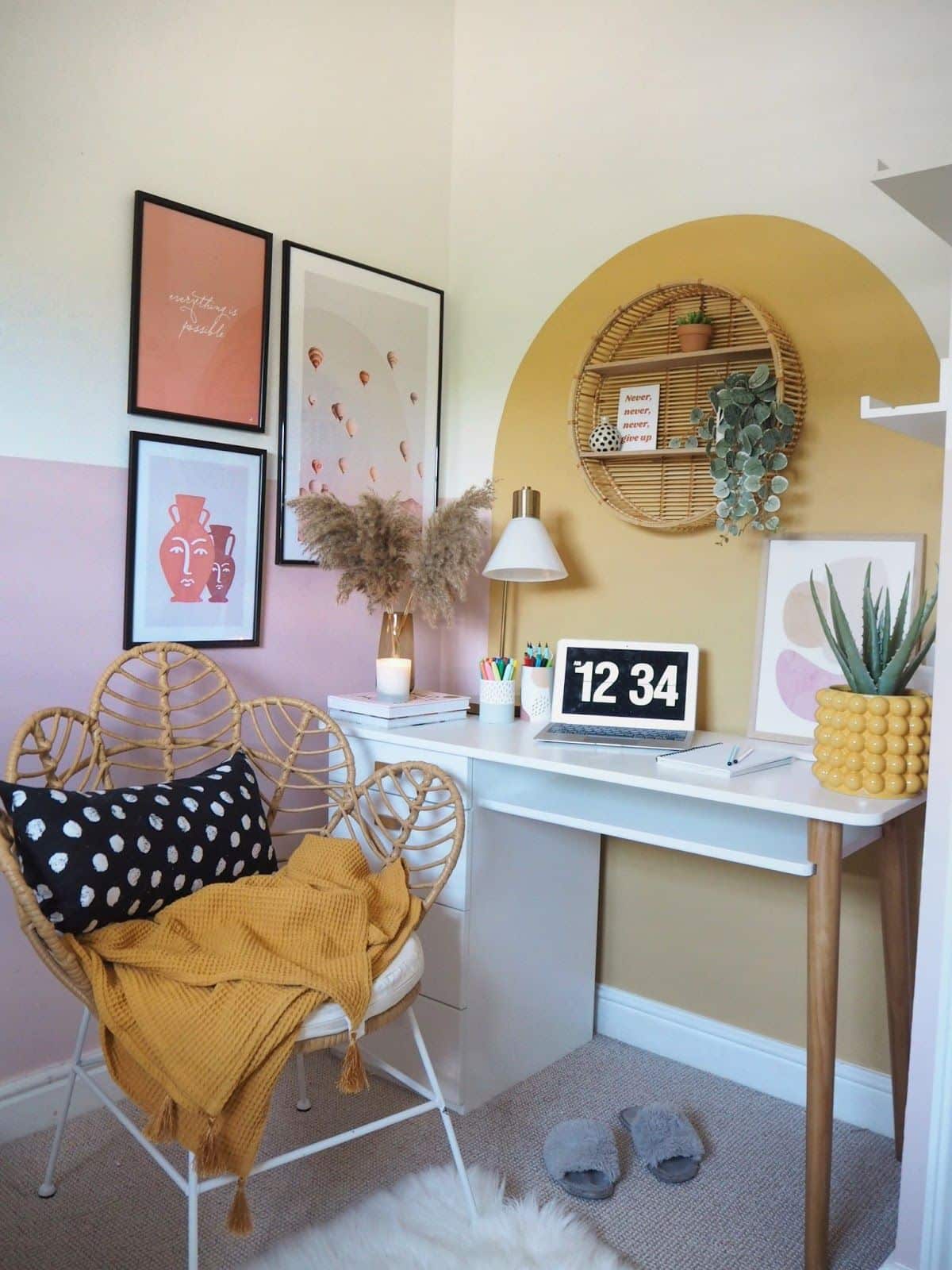 Yellow for a Creative Space.
