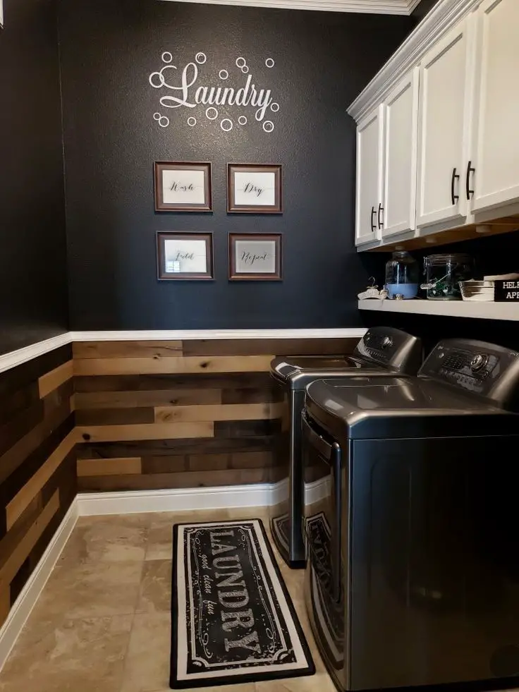 Make Your Laundry Room Daringly Shady