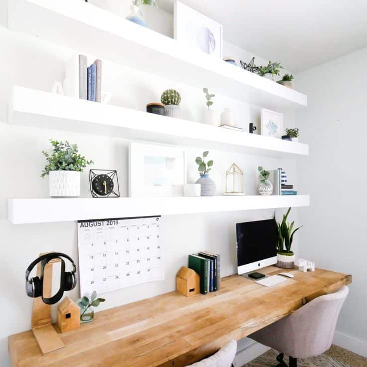 White for a Clean and Honest Space.