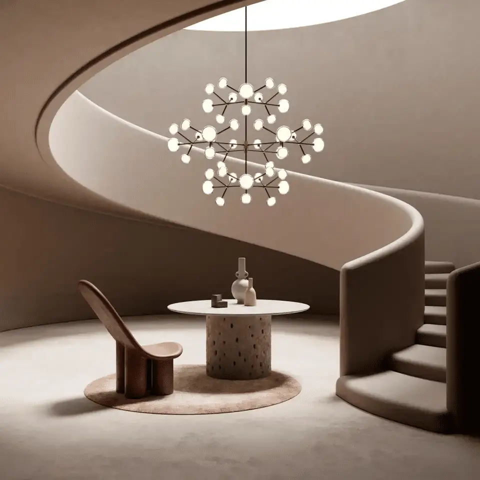 Accentuating Architectural Features with Radial Design Elements