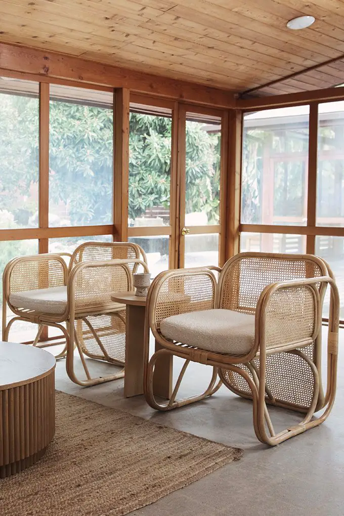 How can I prevent mold and mildew growth on my rattan furniture, especially in humid environments?