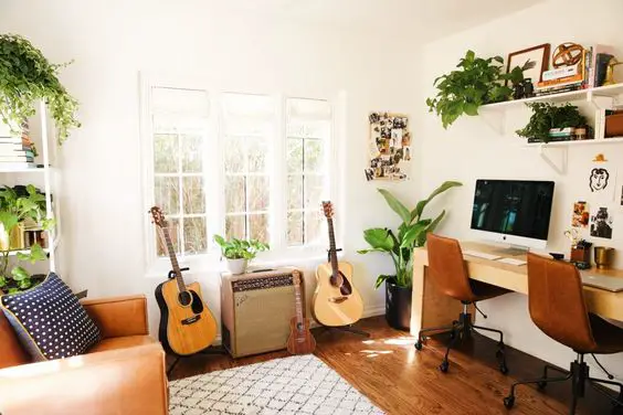 How can I create a cohesive and stylish living room design that incorporates various seating alternatives without using a…