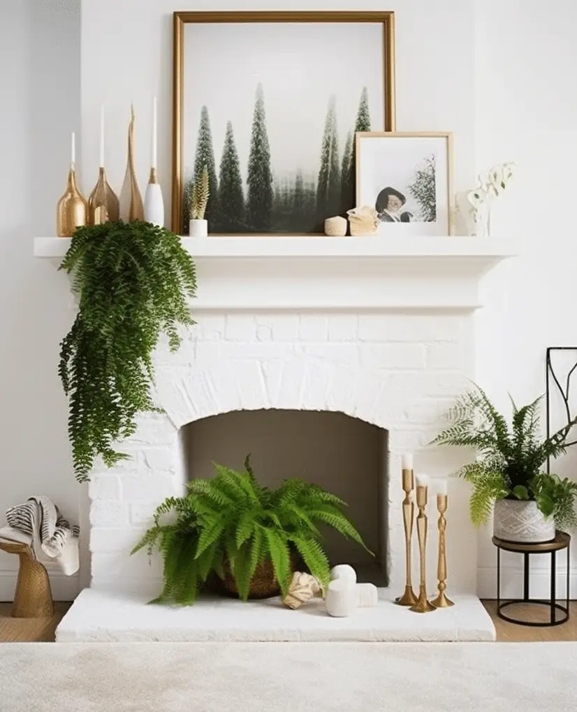 A Bedroom Sanctuary: How to Decorate an Unused Fireplace for a Personal Retreat