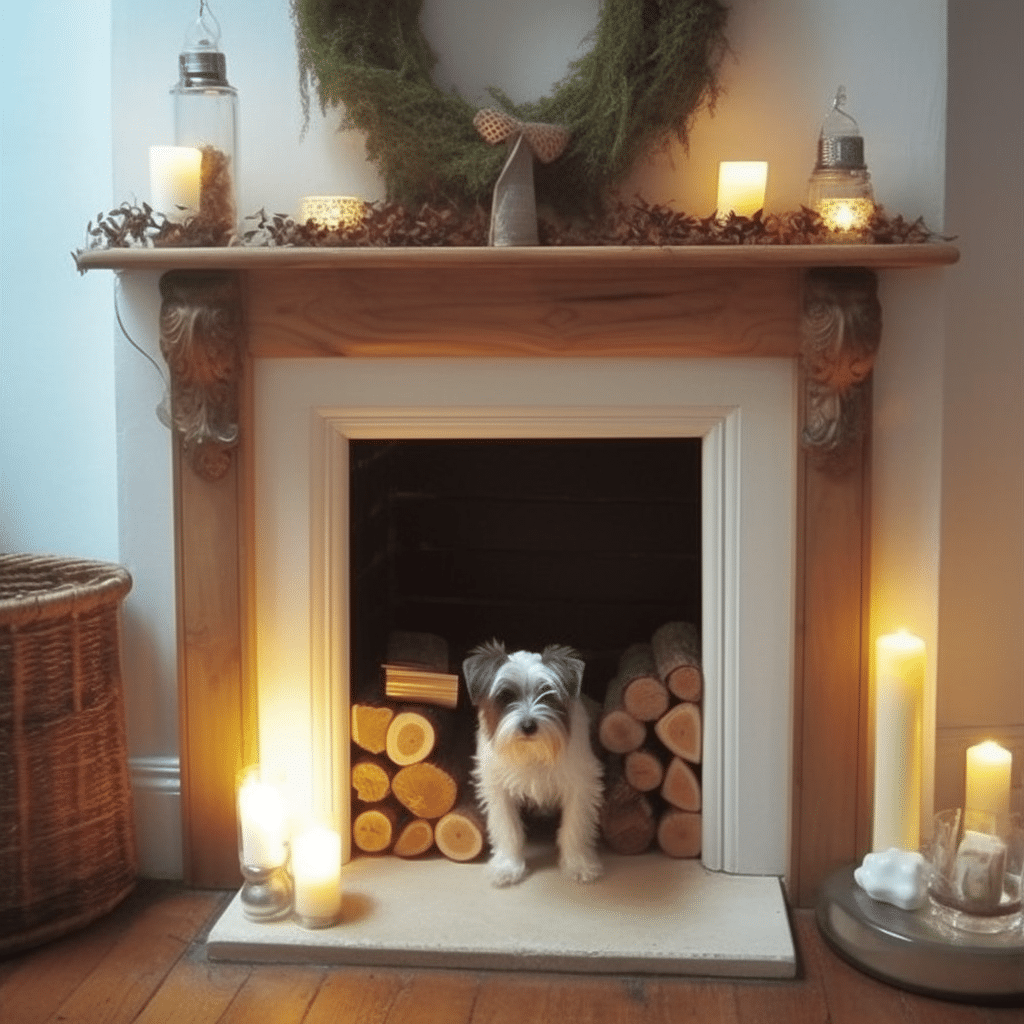 Festive Fireplace Flair: How to Decorate an Unused Fireplace for a Magical Christmas