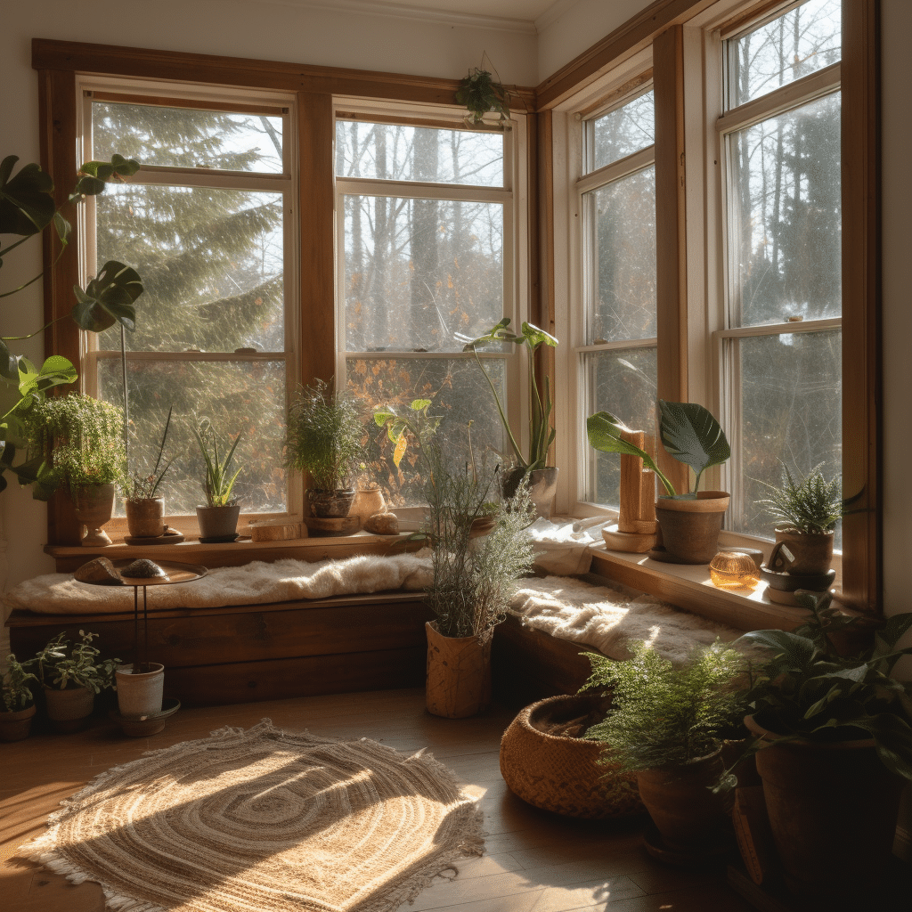 What are some simple yet effective DIY projects to help enhance the appearance of my bay window sills?