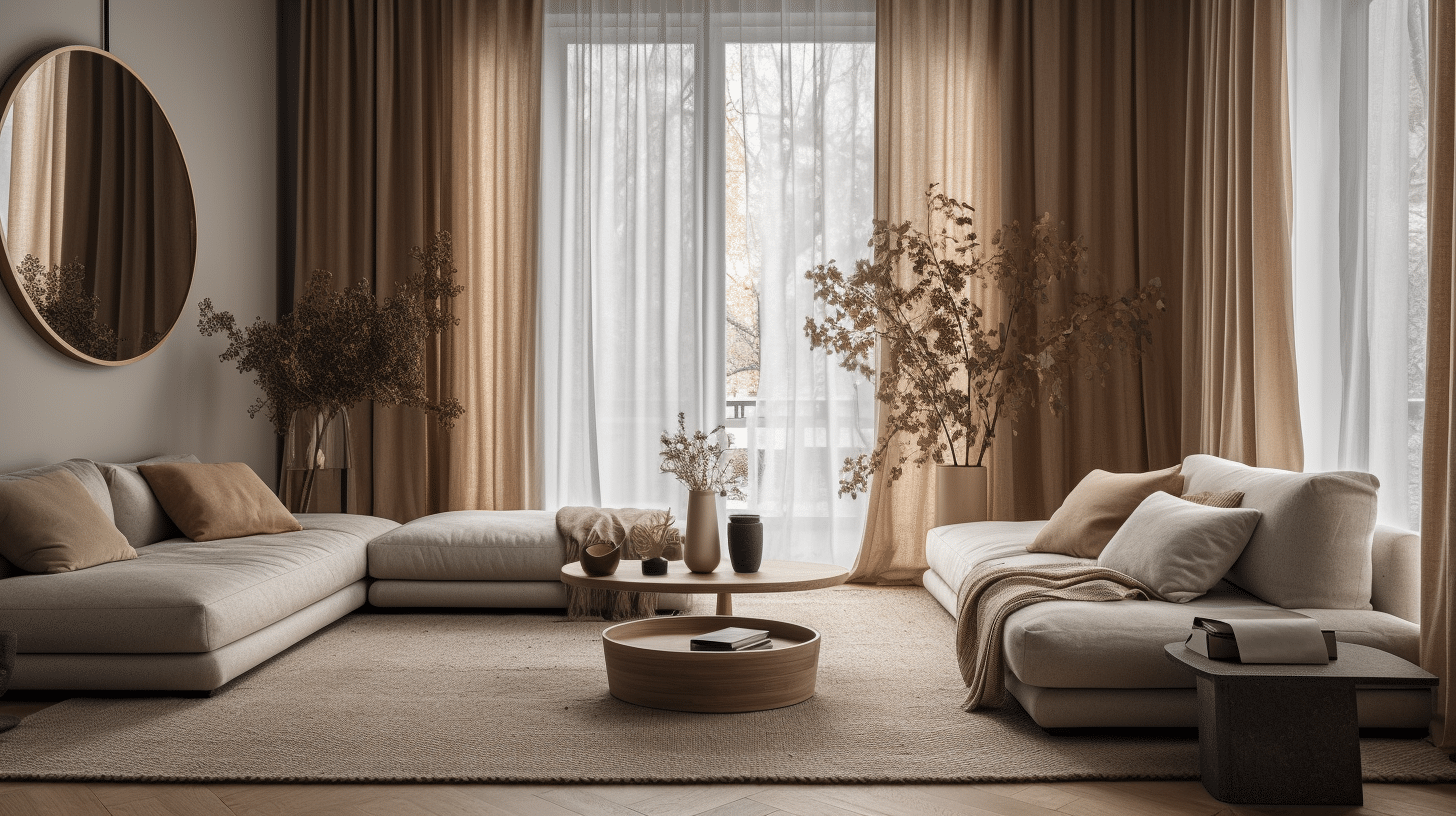 Making a Bold Statement: Curtains Across Entire Wall