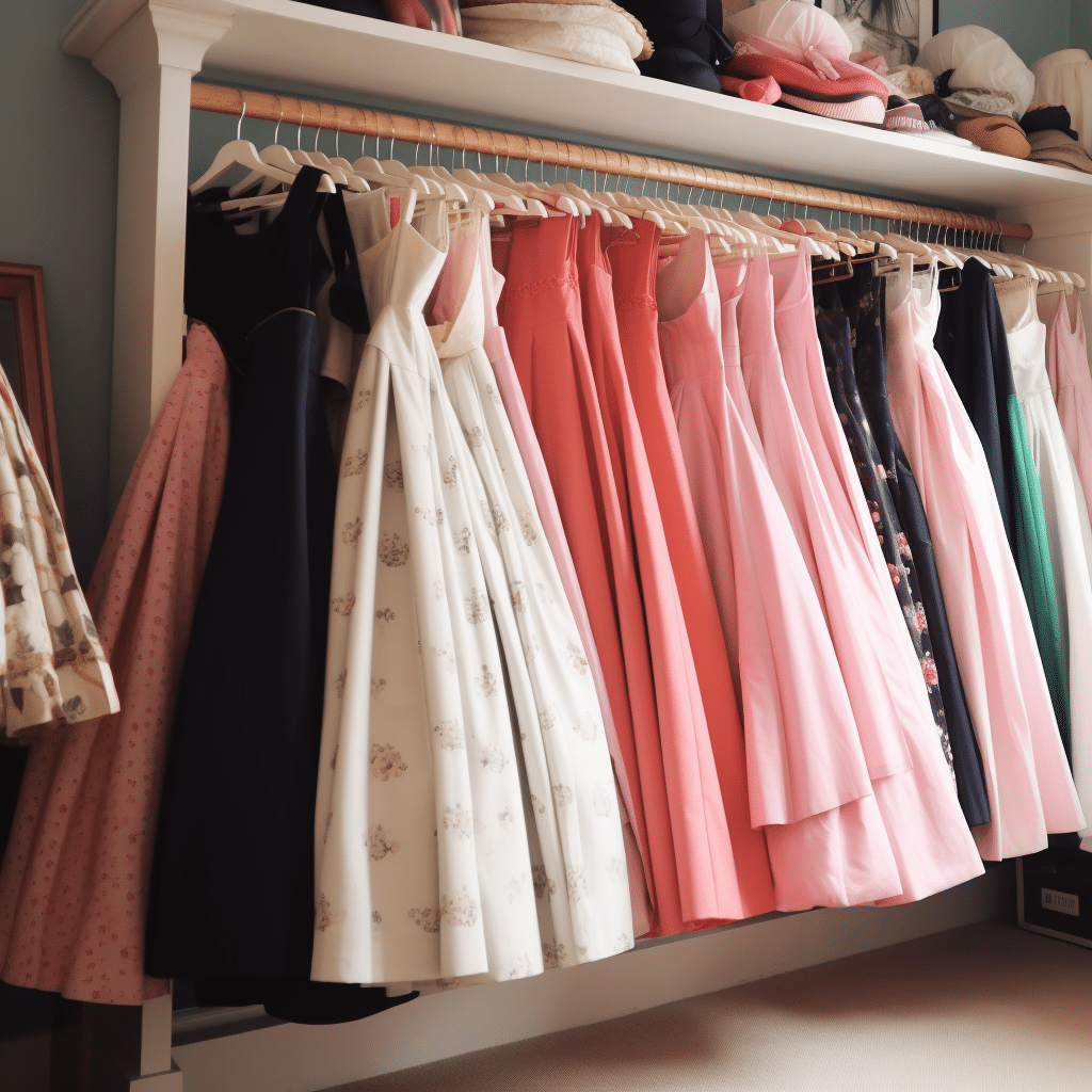 Can you suggest any DIY hanger hacks to make hanging skirts easier and more efficient?