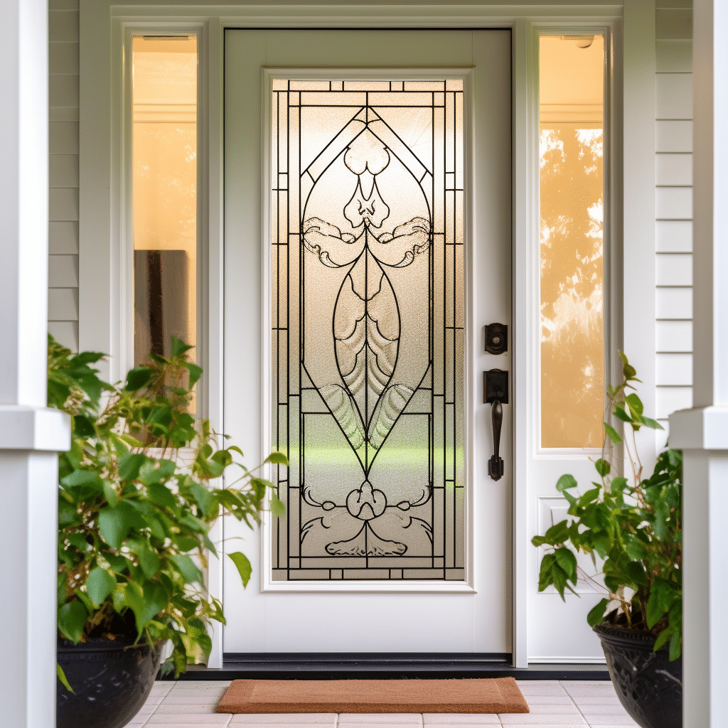 Enhance Your Home’s Style with Glass Front Door Privacy Film
