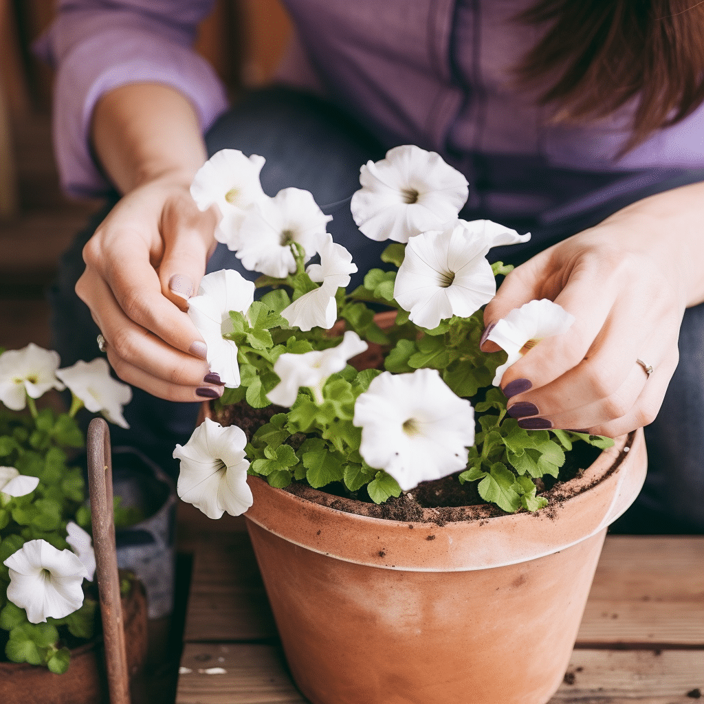 Prolong the Life of Your Potted Petunias: A Guide to Efficient Deadheading