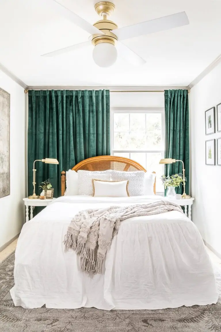 Innovative Window Solutions: Using Blackout Shades and Hide Techniques for a Window Off-Center in a Bedroom