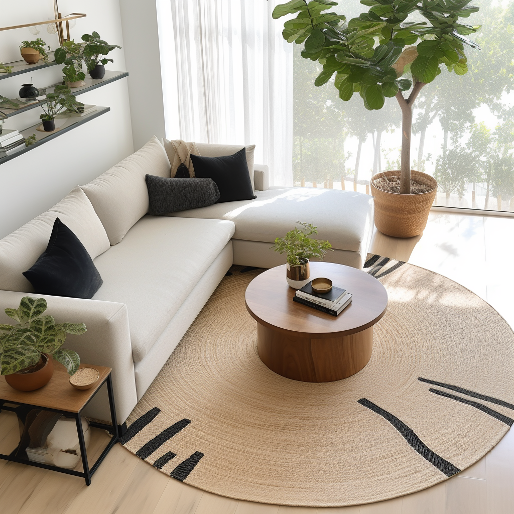 Harmonizing Elements: How to Choose a Rug for a Sectional Sofa