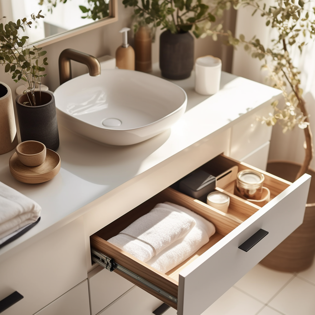 Master the Art of Storage: How to Organize Deep Bathroom Drawers for Efficient Drawer Organization Transform Your Cabinets…