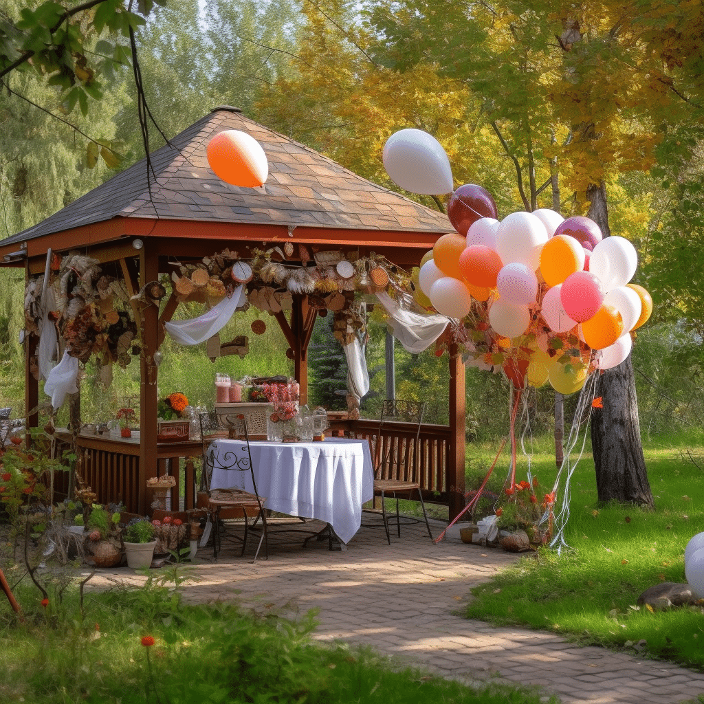 Throwing an Outdoor Bash: How to Decorate a Gazebo for a Party