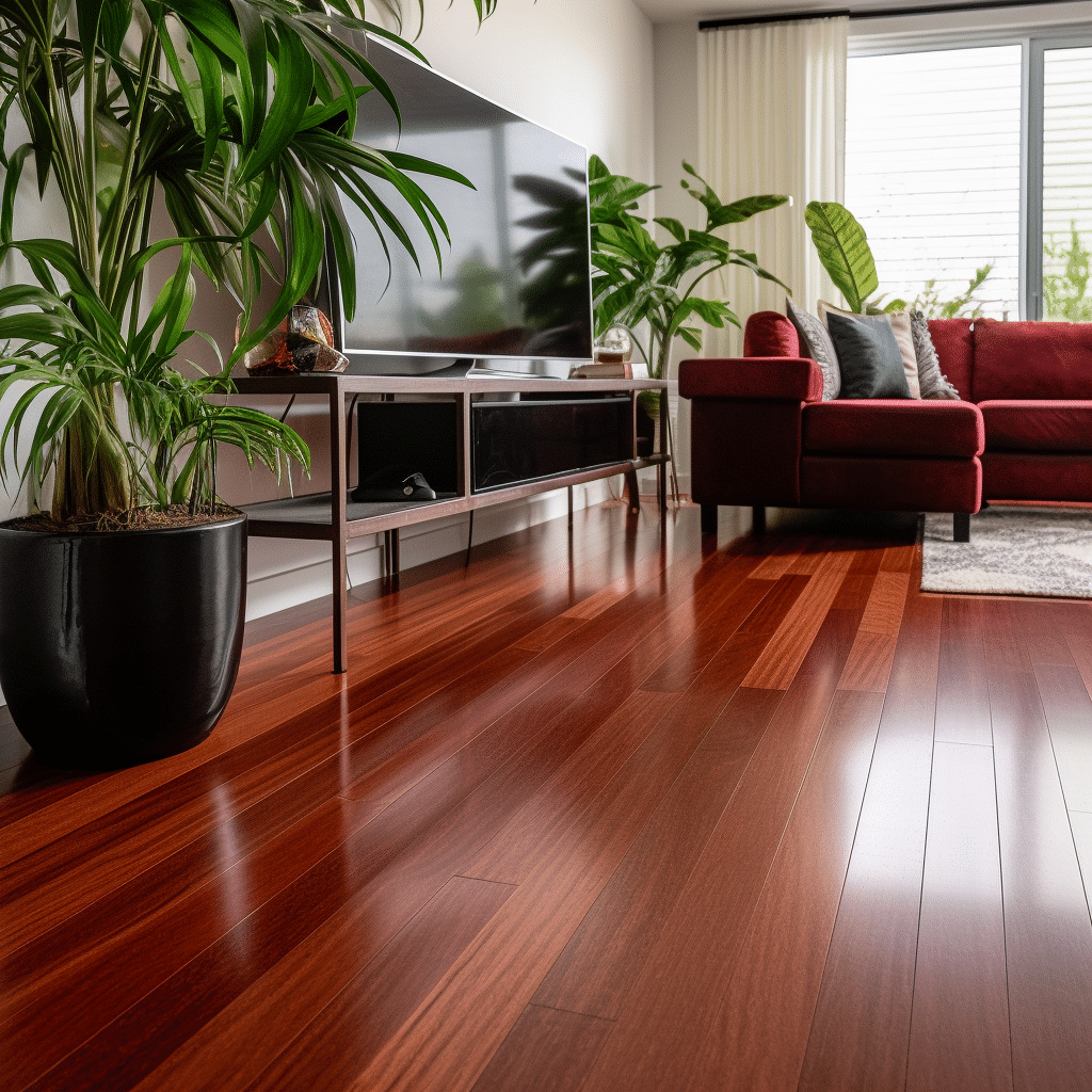 Culinary Style Fusion: Integrating a Modern Cherry Wood Floor Kitchen