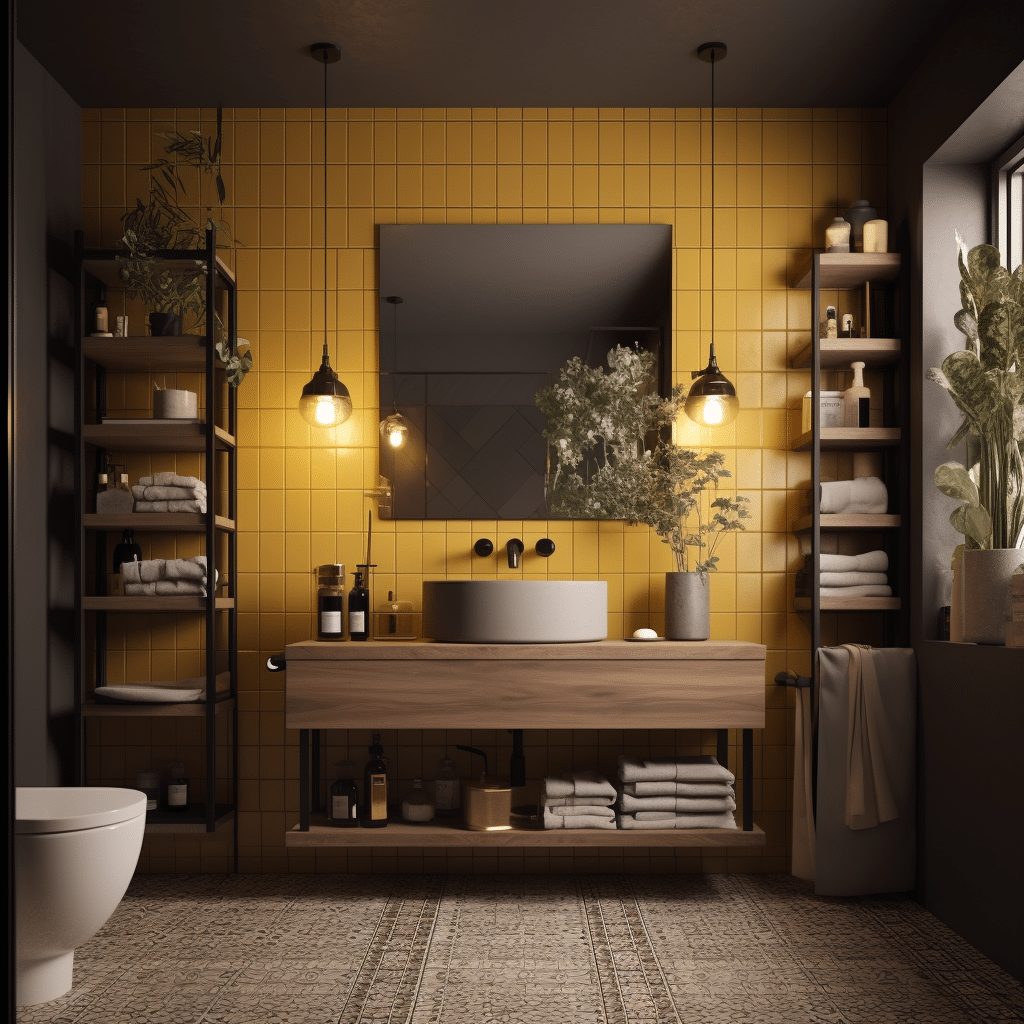 Yellow Tile Bathroom Ideas: Creatively Embracing and Accentuating Yellow Tiles