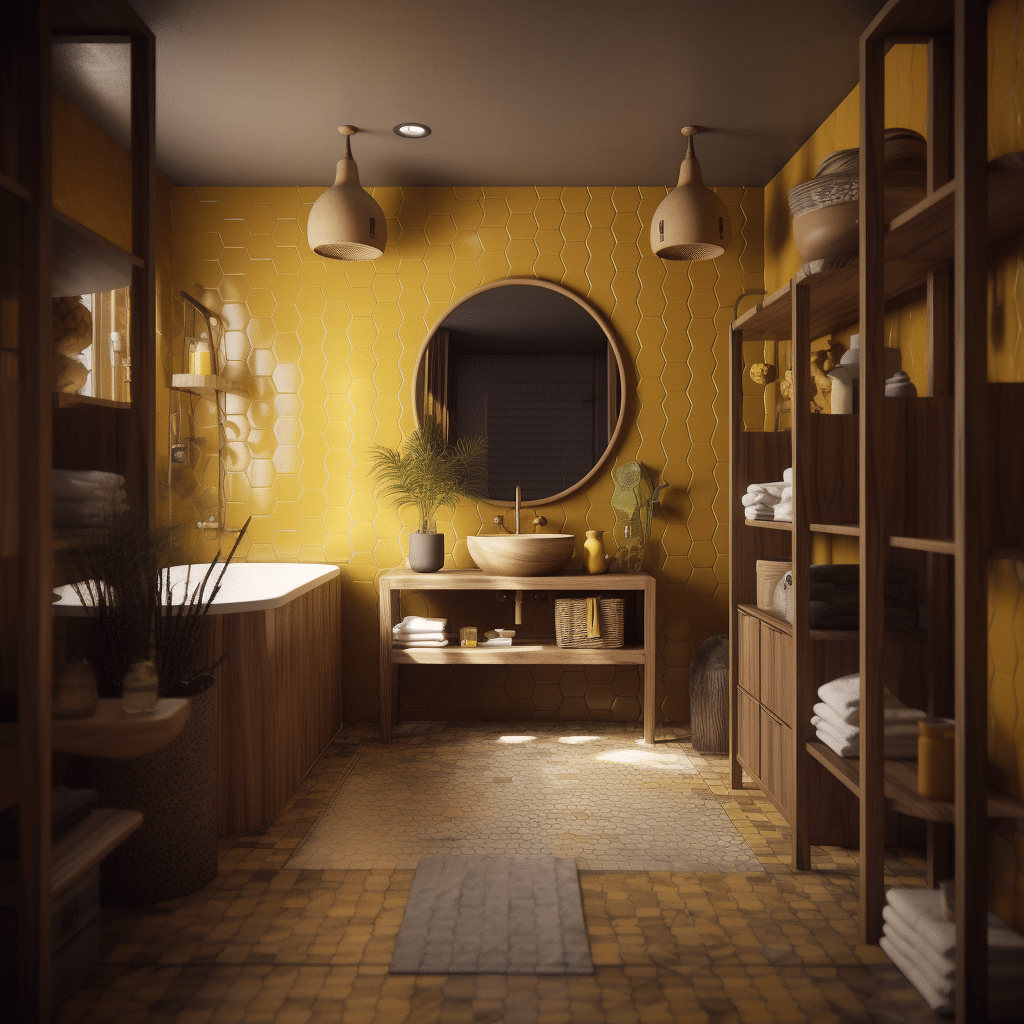 Light Yellow Tile Bathroom: Finding the Ideal Color Combinations to Brighten Your Space