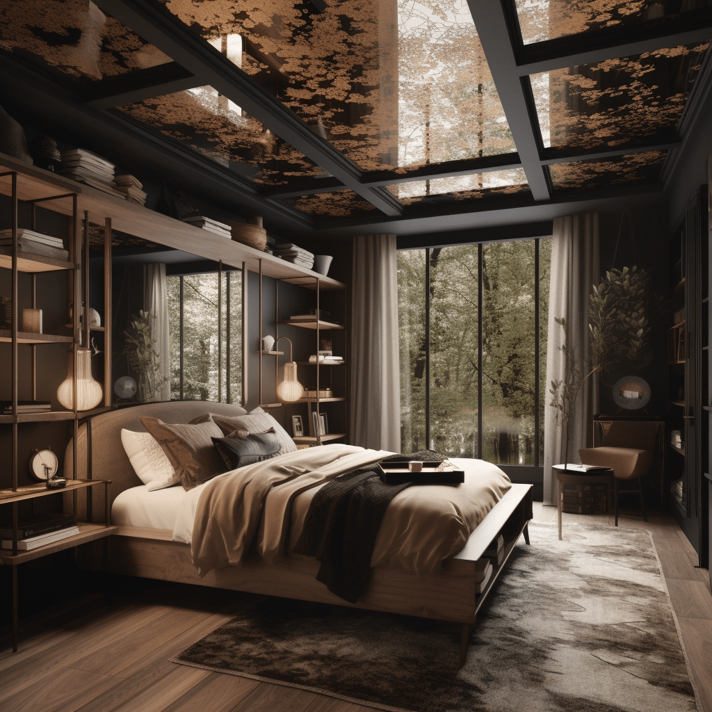 Enhancing Your Bedroom’s Ambiance: Mirror on the Ceiling Above Bed