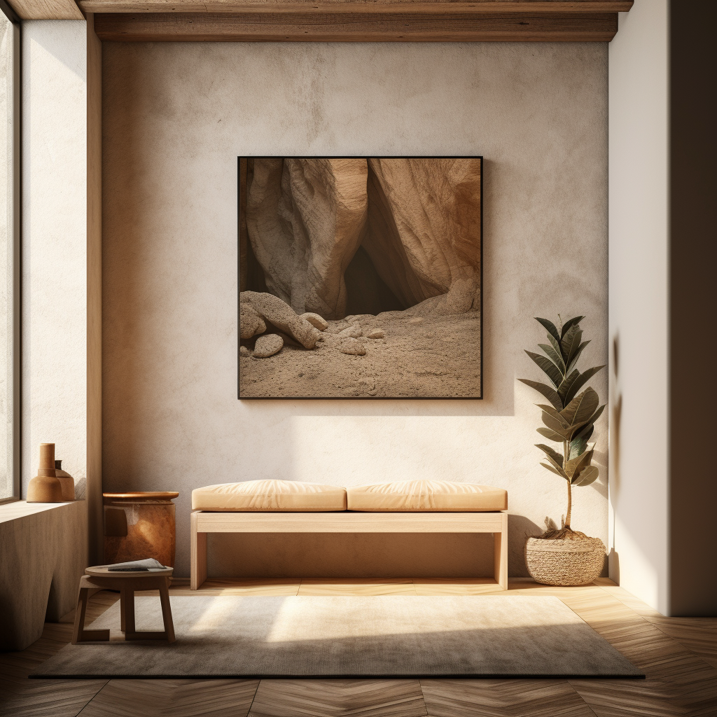 Modern Decorating Ideas: How to Hang an Unframed Canvas for a Minimalist Look
