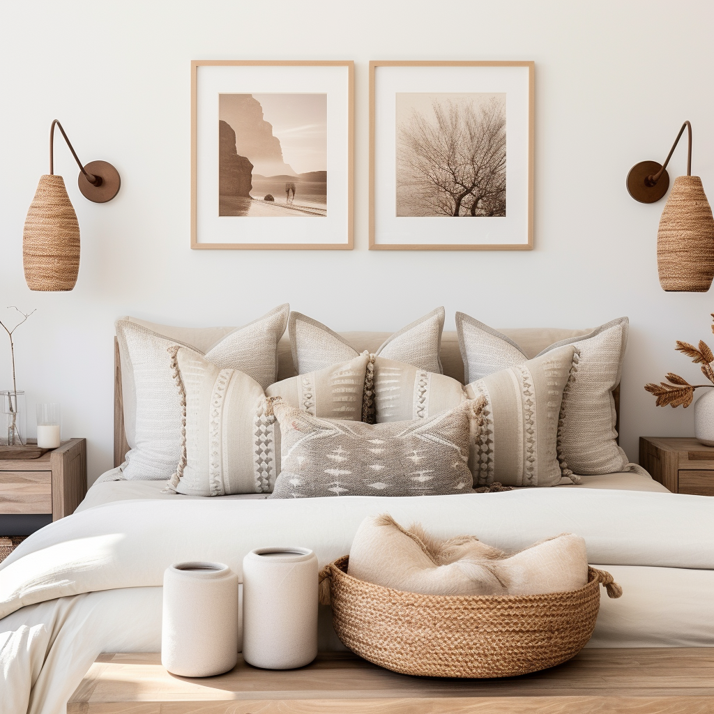 Achieving Balance and Beauty: The Art of Arranging Pillows on a Queen Bed