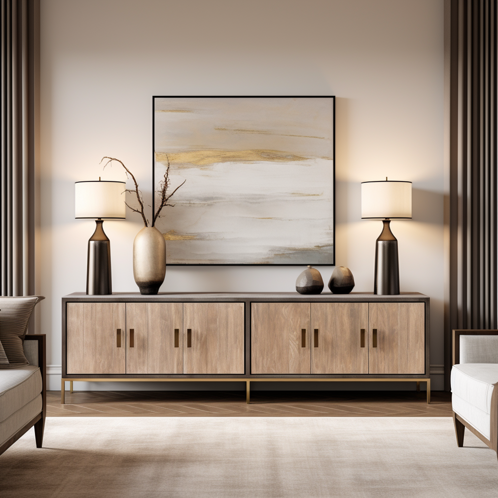 How can I keep my sideboard styling versatile for different occasions and seasons?