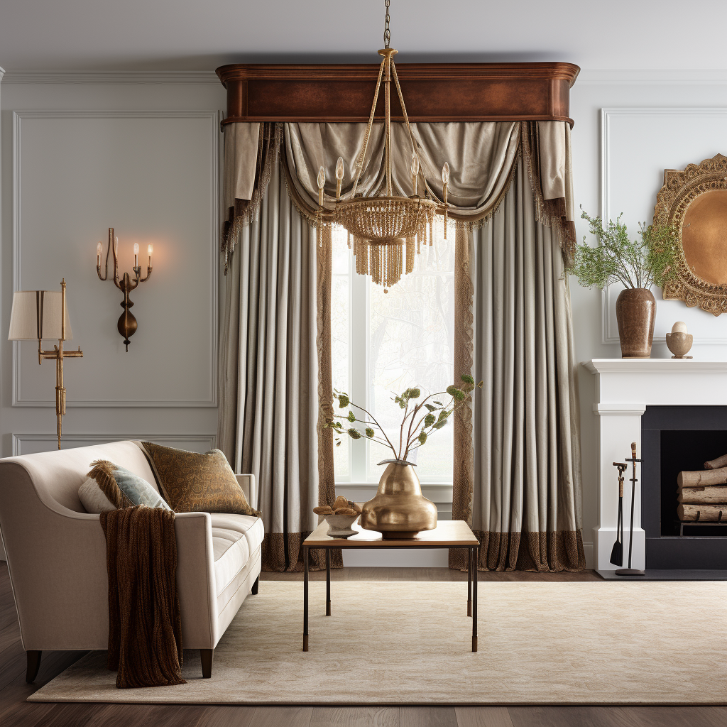 Mastering the Swag: How to Hang Swag Curtains Along with a Valance on One Rod