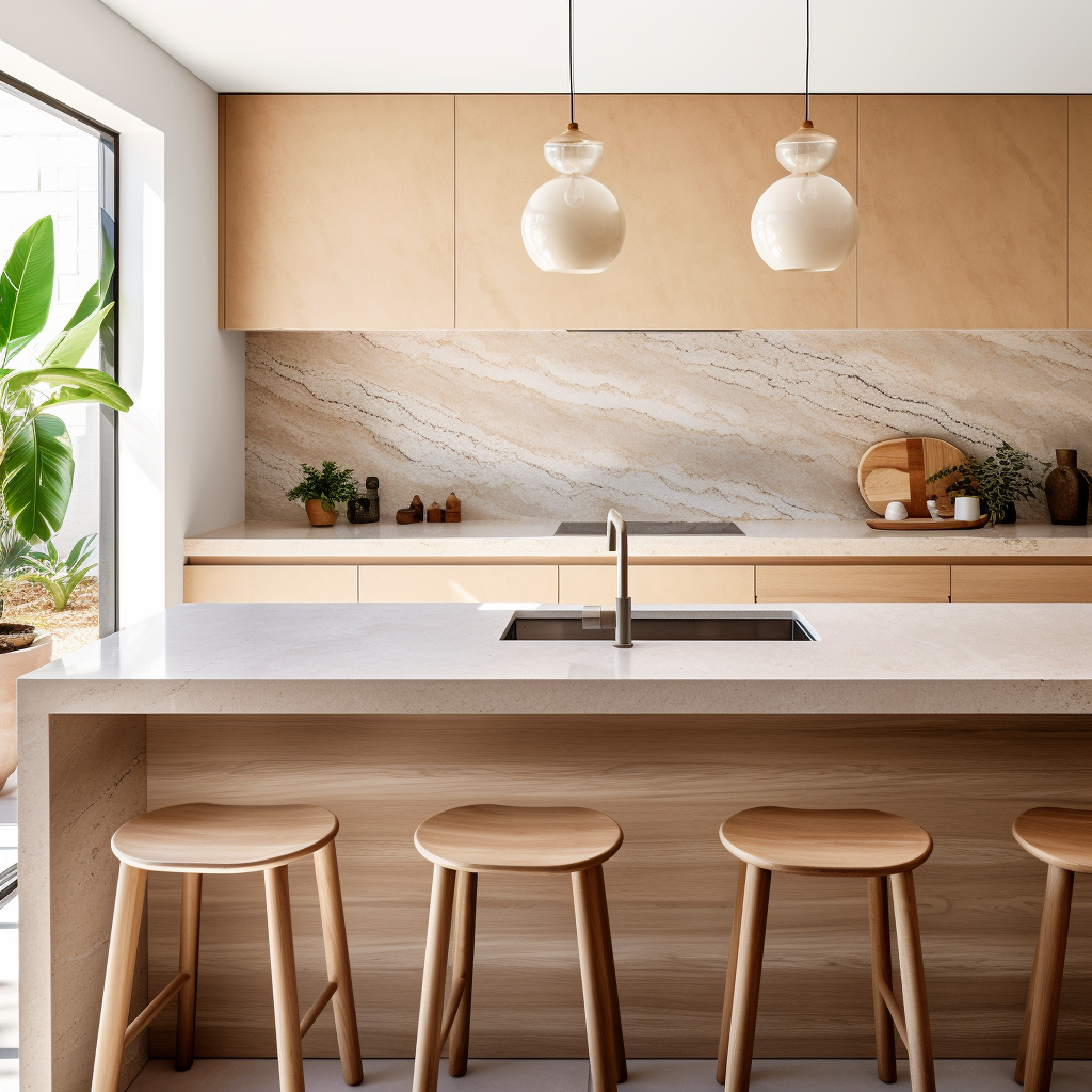 Flowing with Style: The Elegance of Waterfall Countertops in Contemporary Kitchens