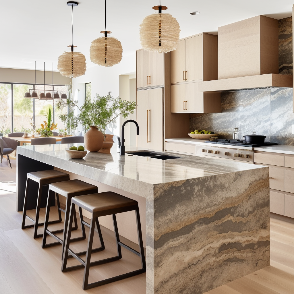 Natural Influence: The Unique Appeal of Wood Waterfall Countertops