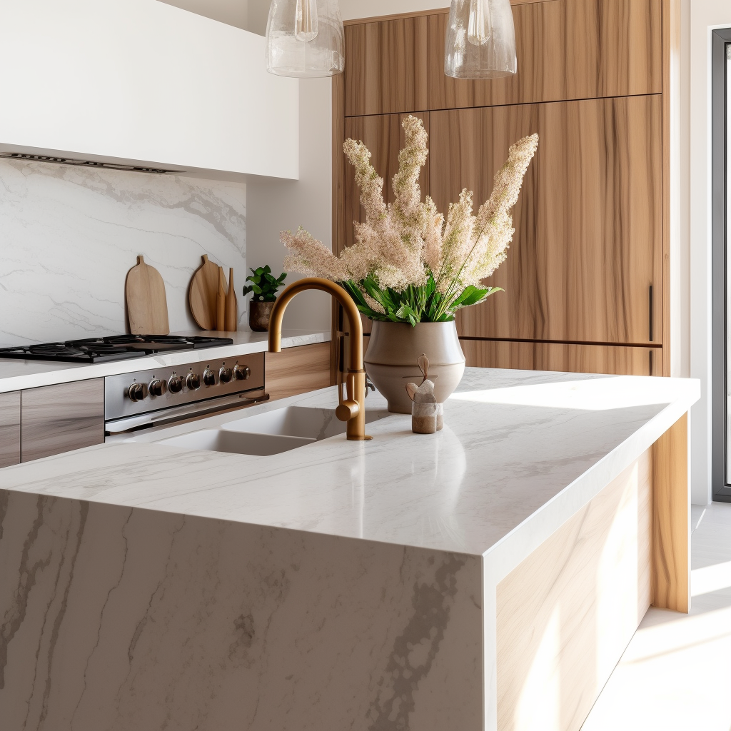 Understanding the Magic Behind Waterfall Countertops: How to Support a Waterfall Countertop for Stability and Longevity