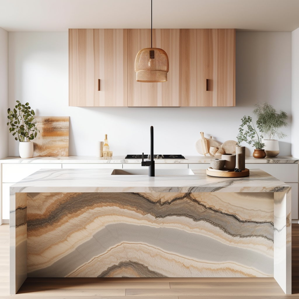 Unleashing the Aesthetic ‘Wave’: Understanding the Waterfall Trend in Kitchen Remodels