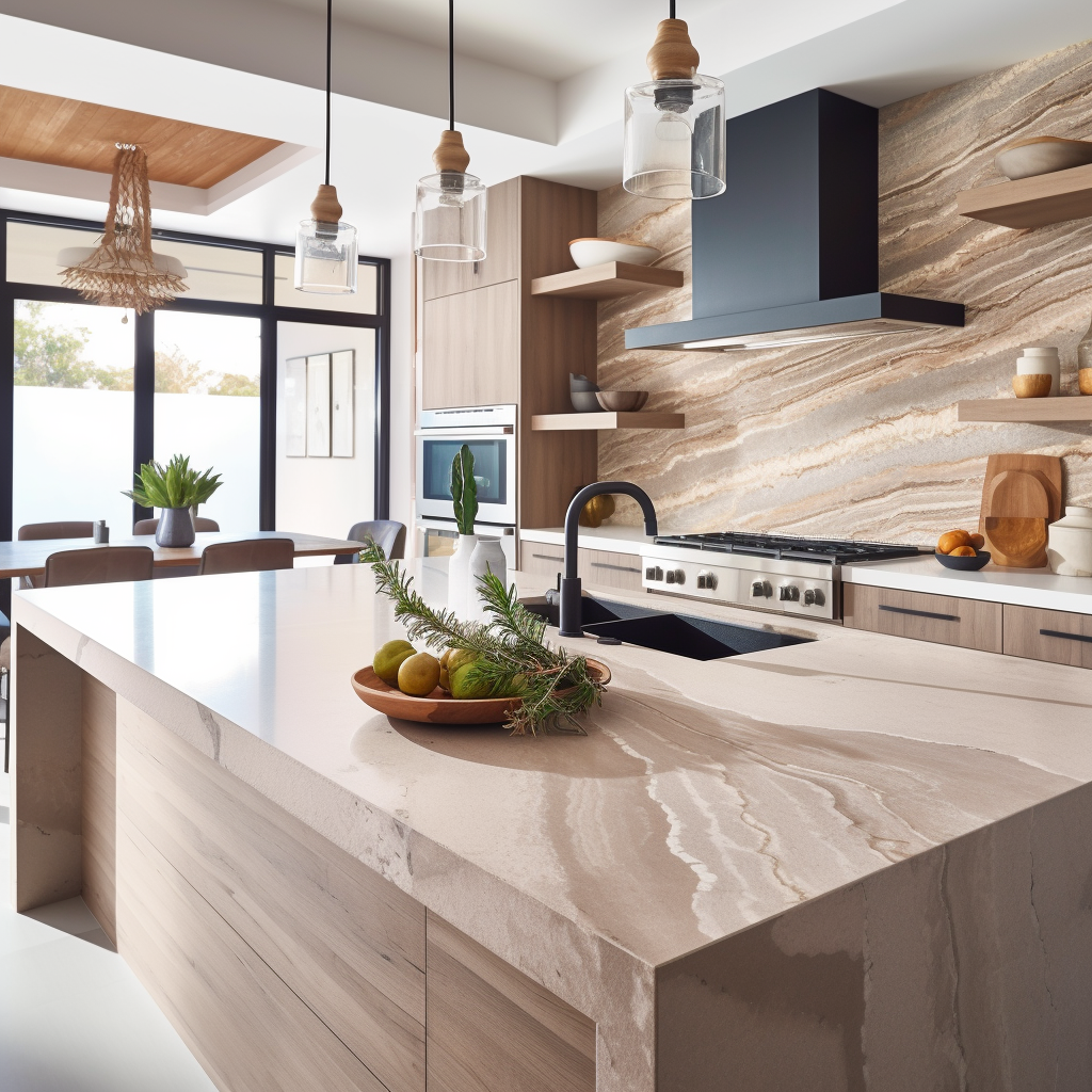 Diving into the Pros and Cons of Waterfall Countertops in Modern Kitchen Design
