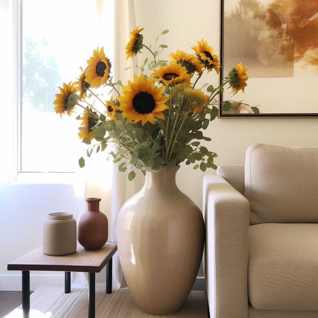 Vertical Brilliance: Techniques on How to Arrange Sunflowers in a Tall Vase
