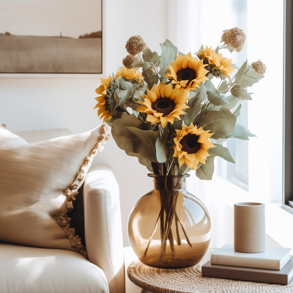 Creating Compact Radiance: A Guide on How to Arrange Sunflowers in a Short Vase