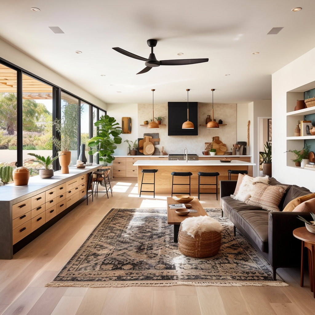 Creating Boundaries in Open Spaces: A Guide on How to Separate Open Kitchen from Living Room