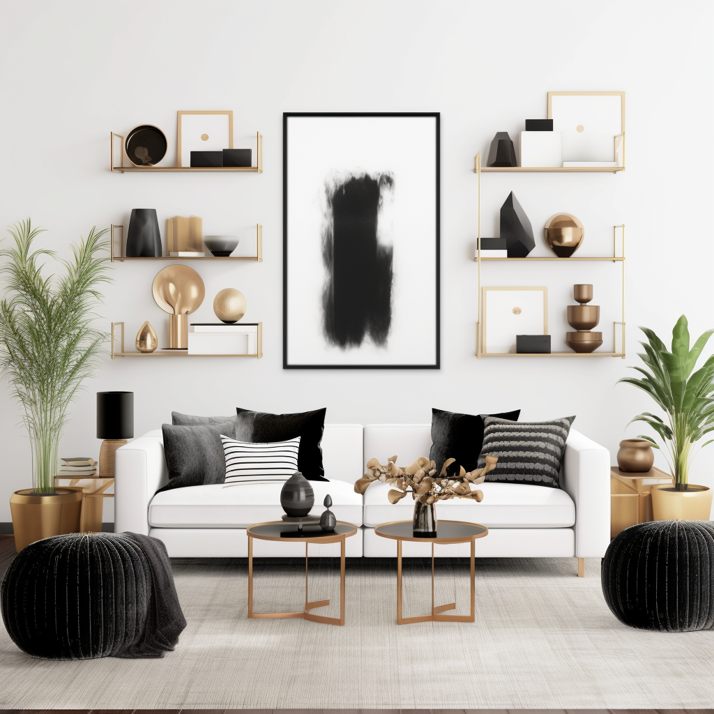 How can color palettes and textures contribute to making my apartment look luxurious and well-curated?