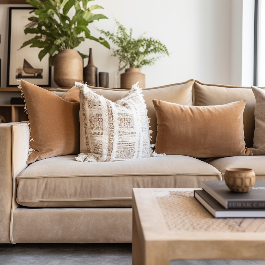 What should I consider when choosing between natural suede and microfiber covers for my couch?