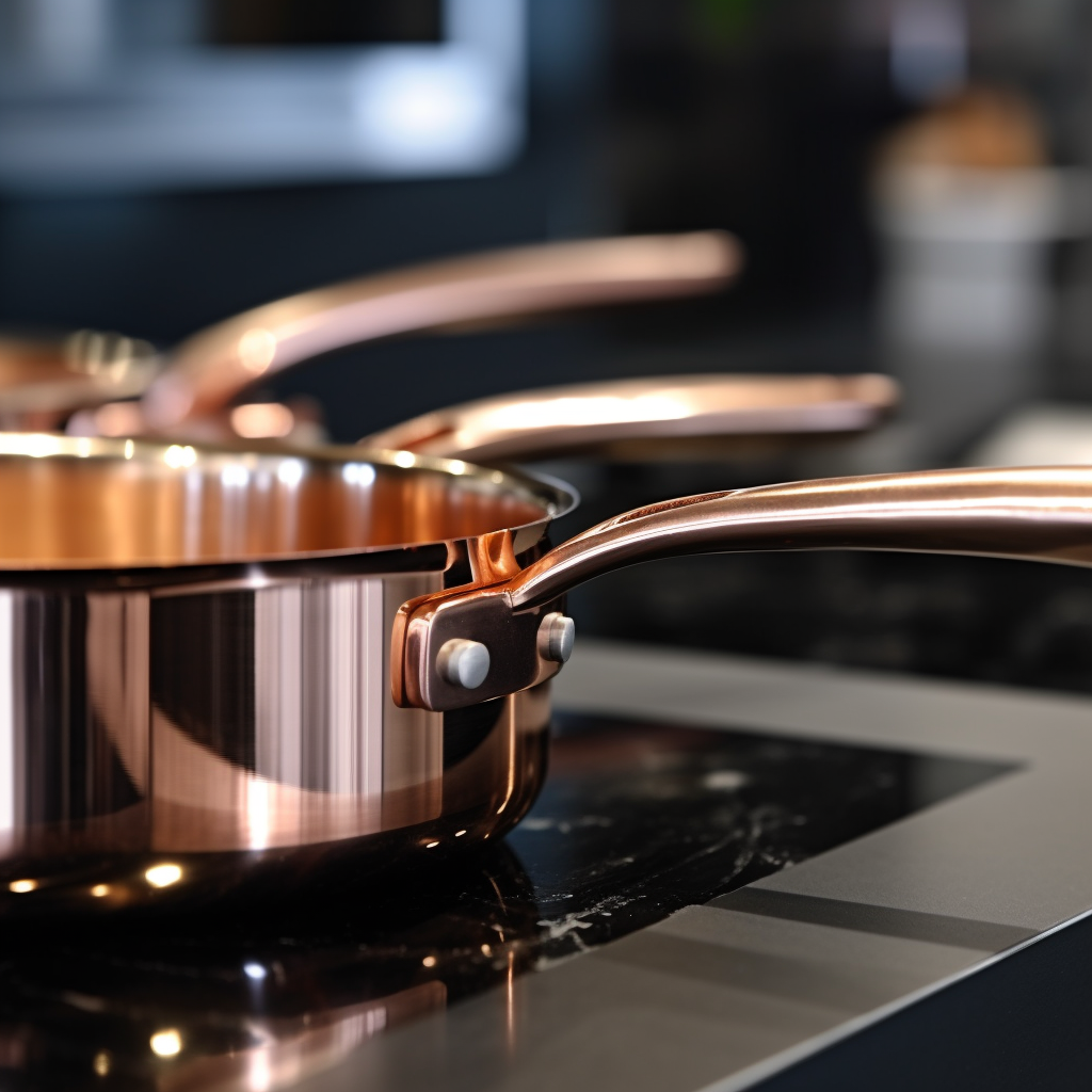 Can natural cleaning solutions like vinegar or lemon juice be effective in sprucing up my burnt copper cookware?